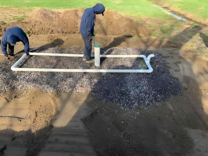 Vous pouvez nous confier tous les travaux liés au champ d'épuration